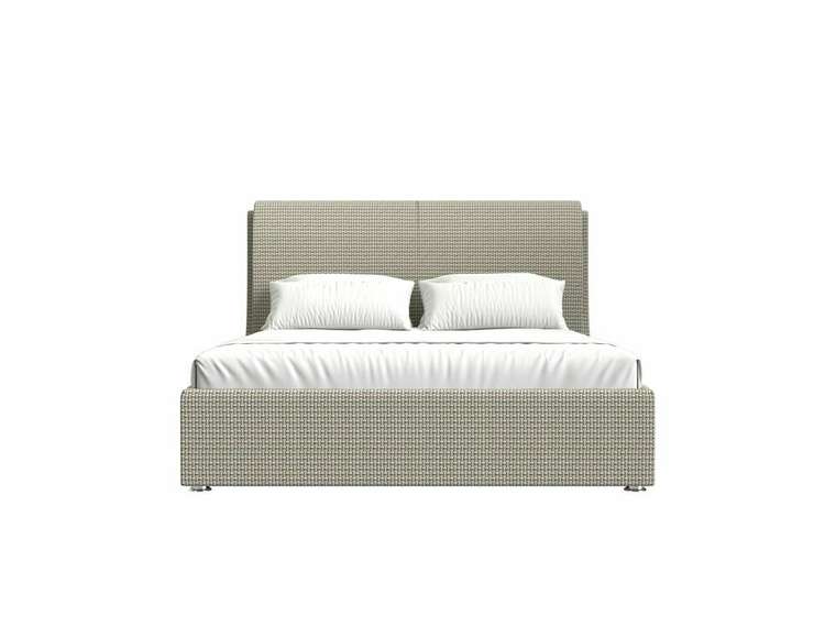 Кровать Принцесса 160х200 серо-бежевого цвета с подъемным механизмом