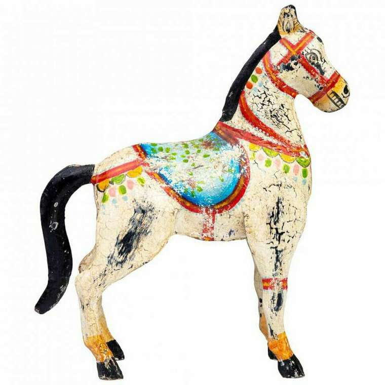 Декоративная фигура Древесина манго Лошадь 9 x 34 x 31 cm