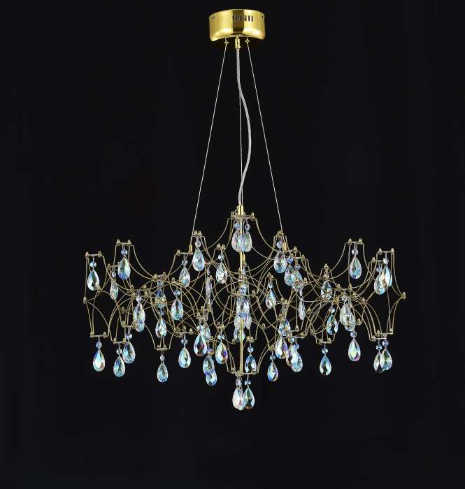 Подвесная люстра Ileria MR2653-57P-50CD (металл, цвет латунь)