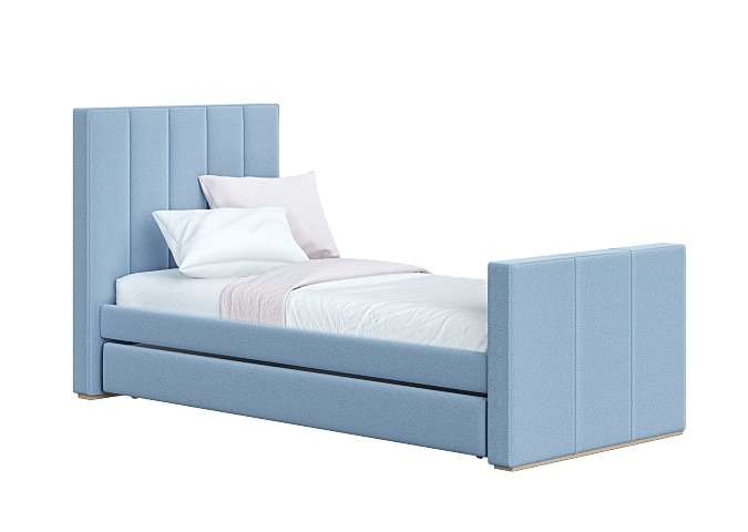 Кровать Cosy спальное место 90х200 голубого цвета