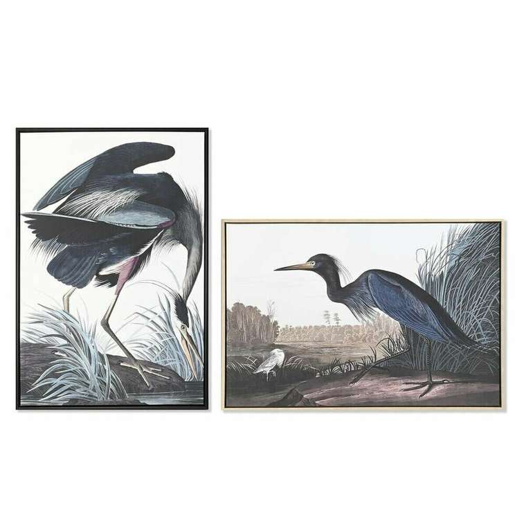 Картина 63 x 4 x 93 cm Птица Восточный (2 штук)