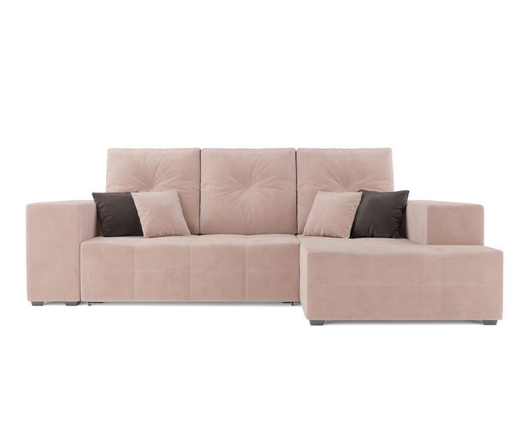 Угловой диван-кровать Монреаль бежевого цвета правый угол