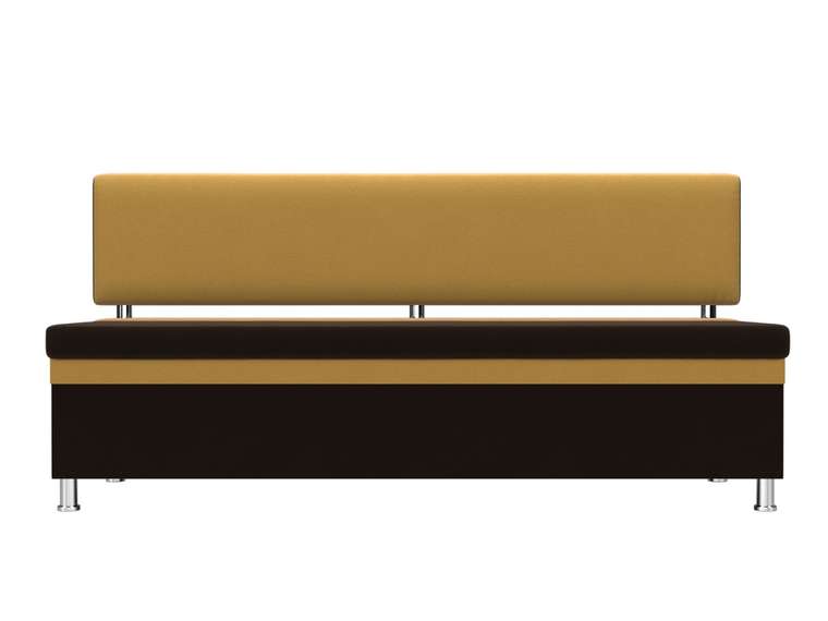 Прямой диван Стайл желто-коричневого цвета