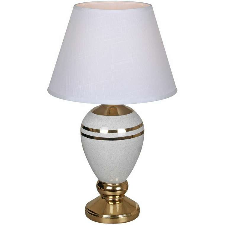 Настольная лампа 30264-0.7-01 (ткань, цвет белый)