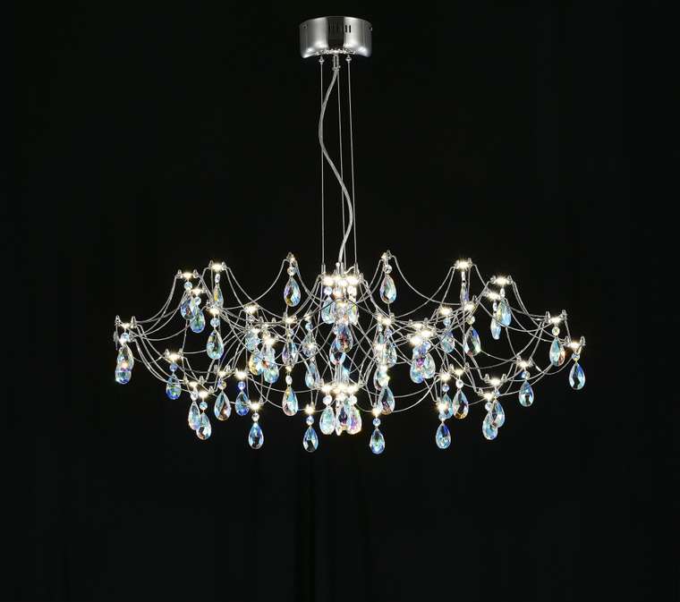 Подвесная люстра Ersilia MR2661-60P-50CD (металл, цвет хром)