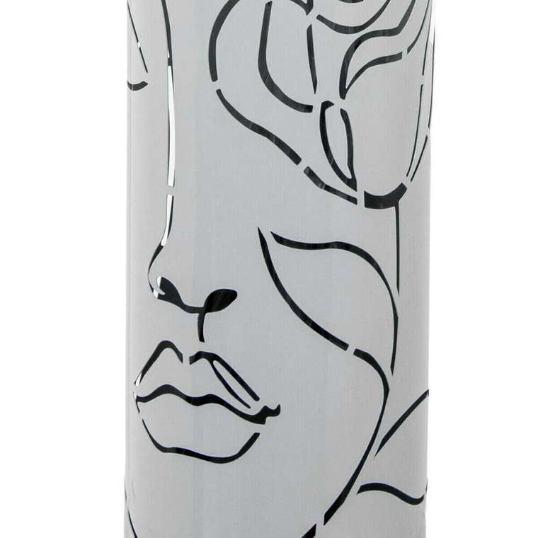 Корзина для зонтов Белый лицо 19 x 49 x 19 cm