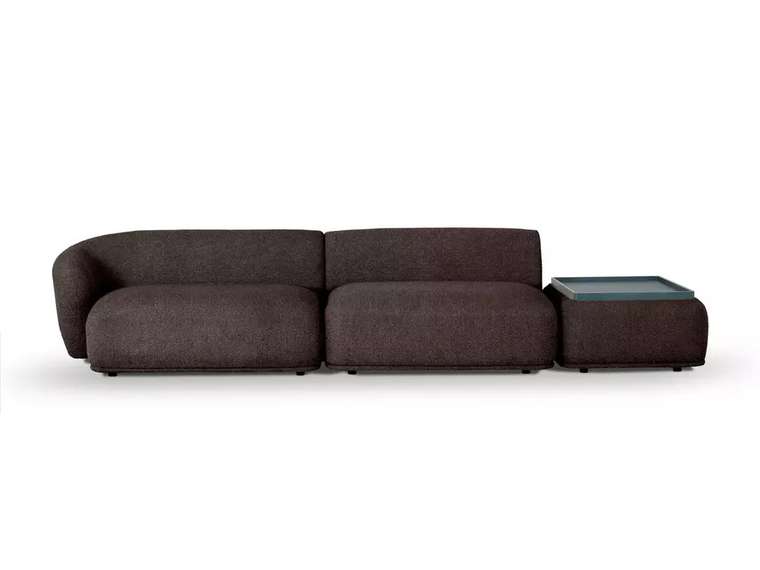 Модульный диван Fabro темно-коричневого цвета