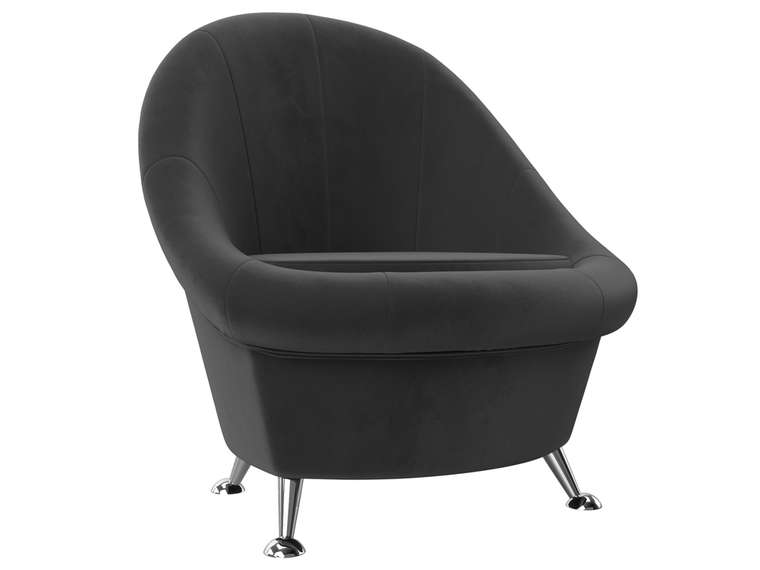 Кресло Амелия серого цвета