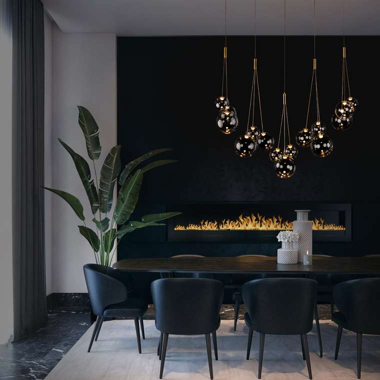 Подвесная люстра Pop it 10270/P3 (стекло, цвет прозрачный)