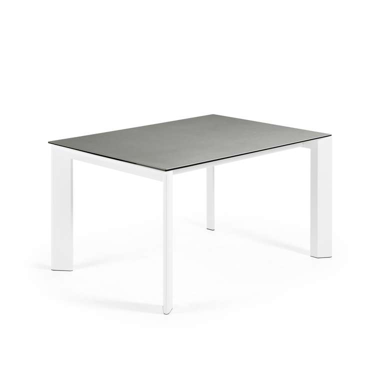 Раздвижной обеденный стол Atta 140 серо-белого цвета