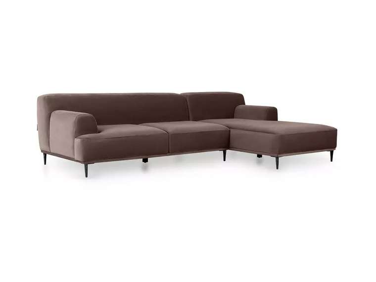 Угловой диван Portofino коричнево-бежевого цвета