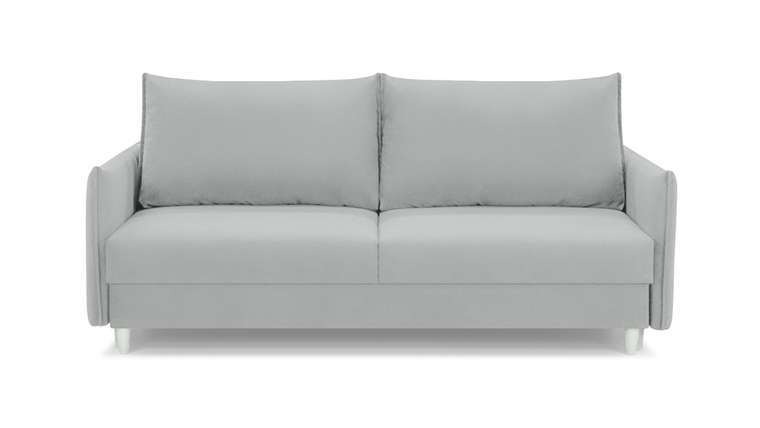Прямой диван-кровать Портленд Лайт серого цвета