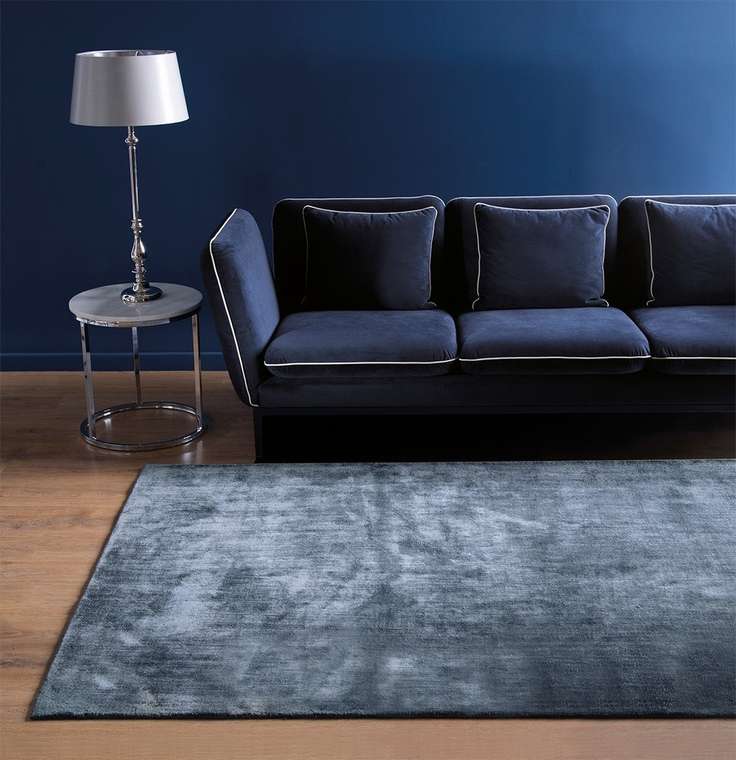 Ковер Linen Dark Blue темно-синего цвета 200х300