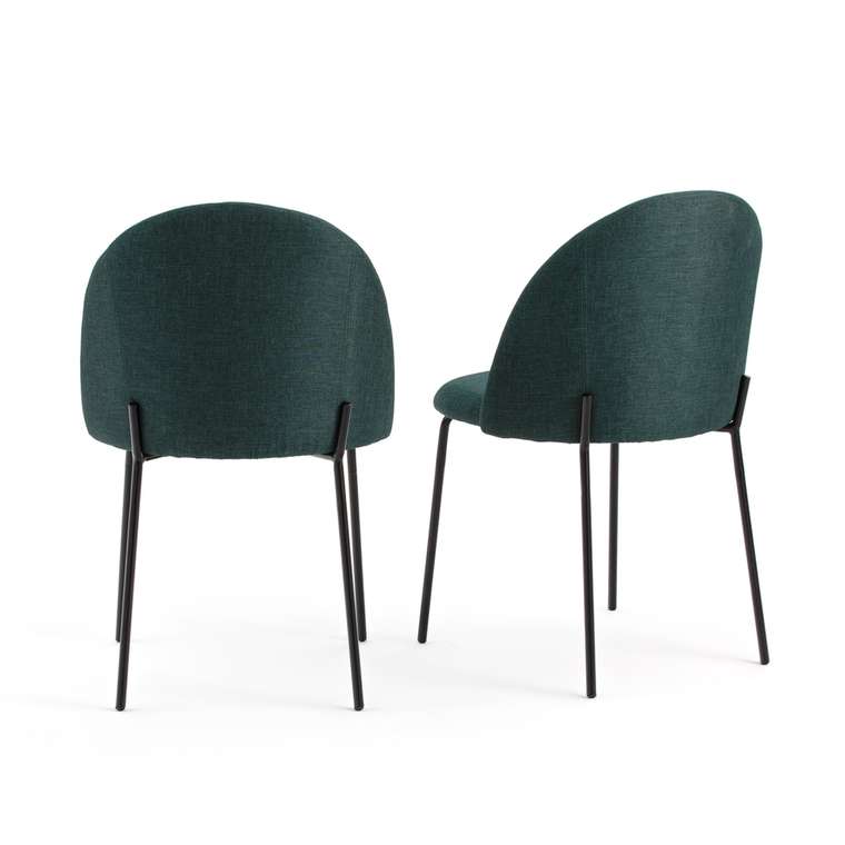 Набор из двух стульев Nordie зеленого цвета