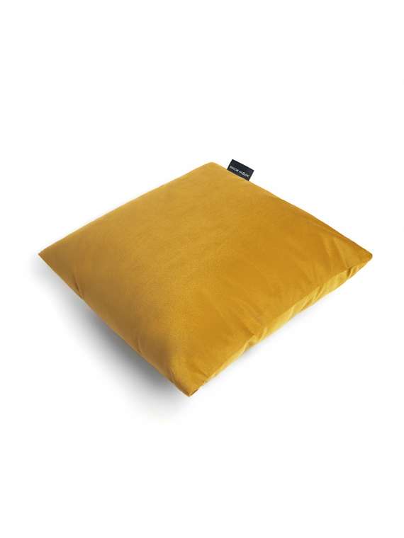Декоративная подушка Bingo 45х45 горчичного цвета