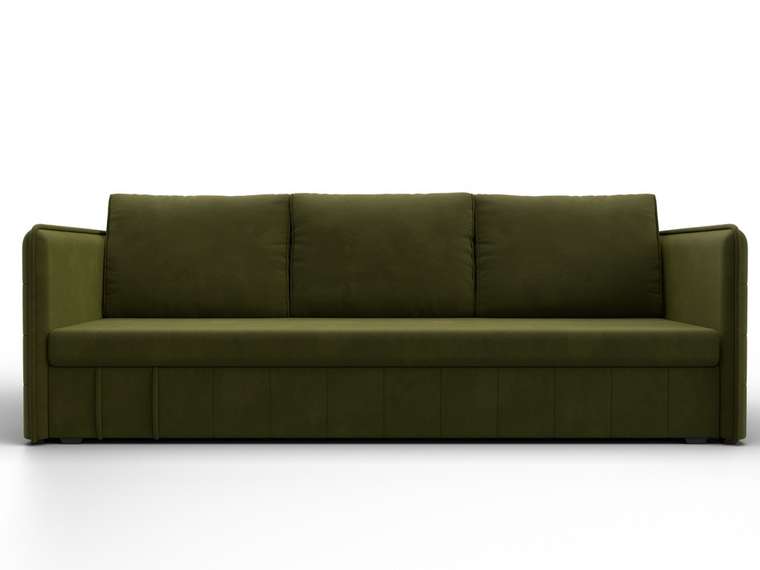 Прямой диван-кровать Слим зеленого цвета