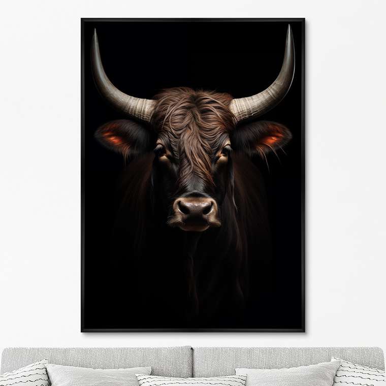 Репродукция картины Young Yaks, No 2, 2024г.