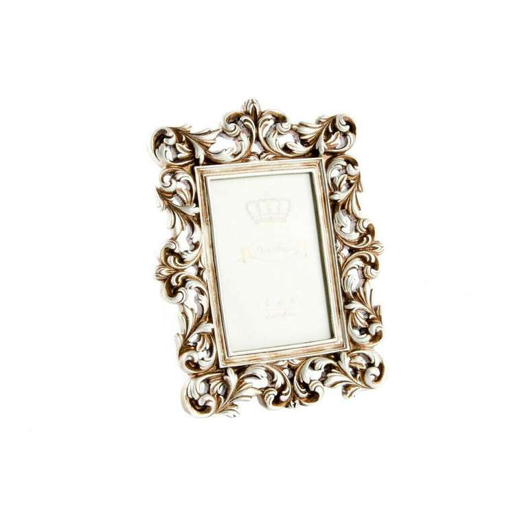 Фоторамка 18 x 2 x 25 cm Позолоченный Смола Shabby Chic
