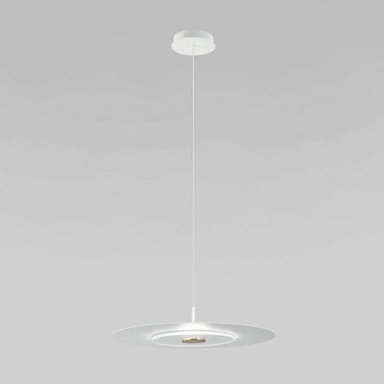 ПОДВЕСНОЙ СВЕТИЛЬНИК С МЕТАЛЛИЧЕСКИМ ПЛАФОНОМ 40031/1 LED / белый Kontur