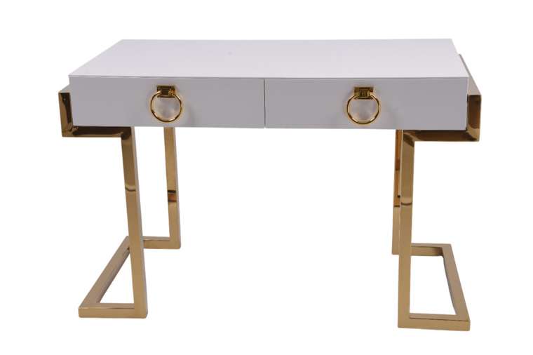 Стол-консоль Атлас белого цвета