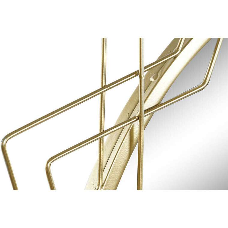 Настенное зеркало Позолоченный 80 x 2,5 x 80 cm 80 x 2,50 x 80 cm