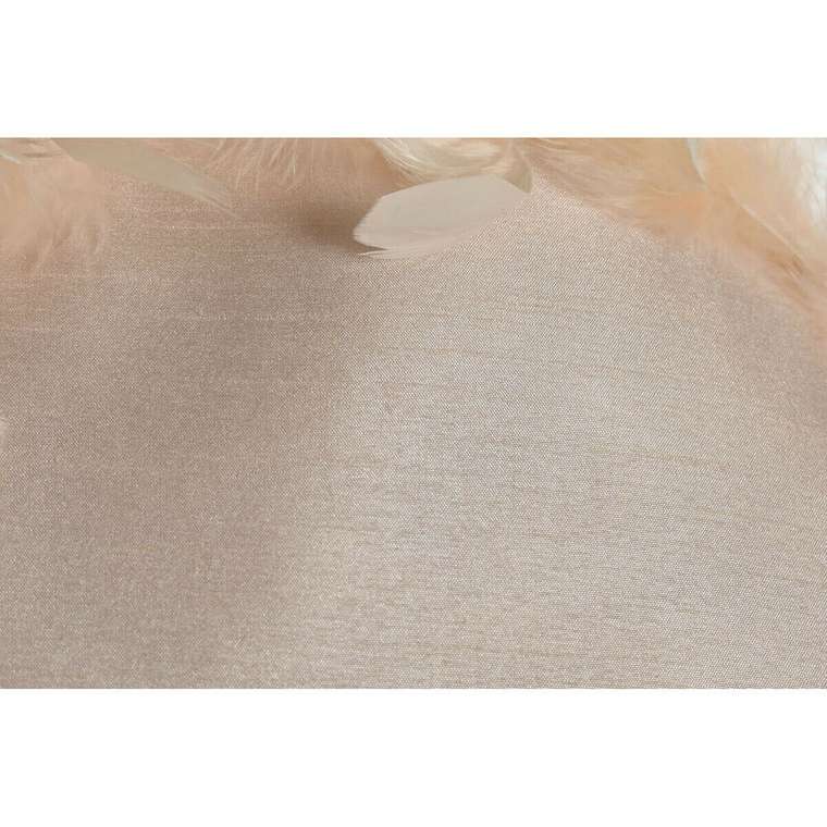 Декоративная подушка Перья Chic 45x45 бежевого цвета