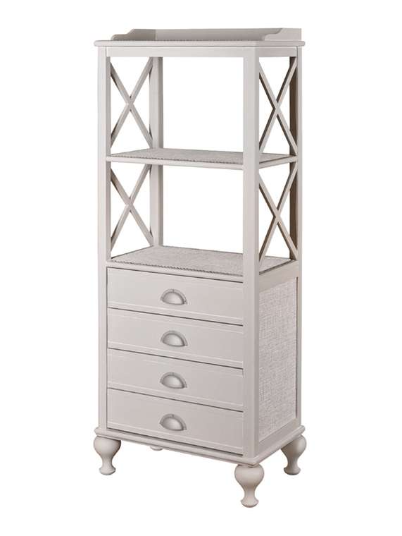 Этажерка "Верона - 3 ДК"  с четырьмя нижними выдвижными ящиками