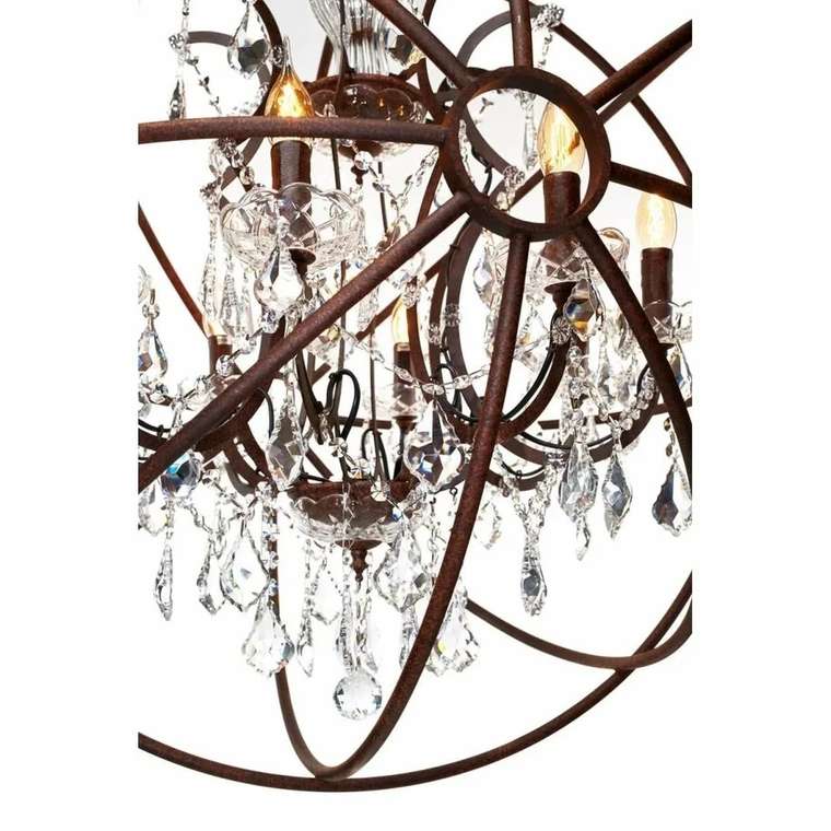 Подвесная люстра Foucaults Orb Crystal Loft1897/8 (цвет коричневый)