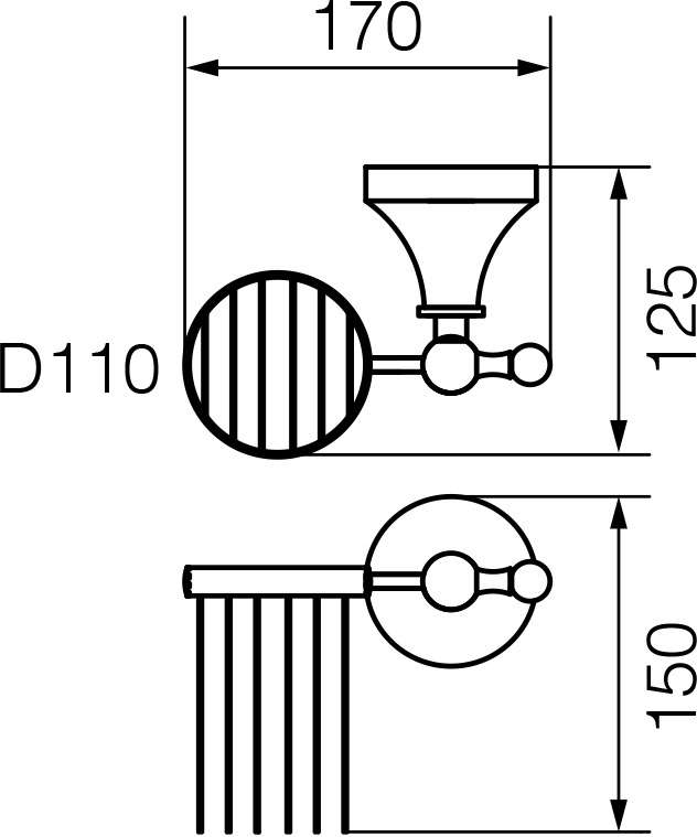 Держатель для фена Gialetta