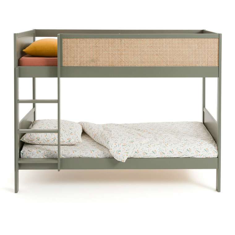 Двухъярусная кровать Caneo 90x190 зеленого цвета