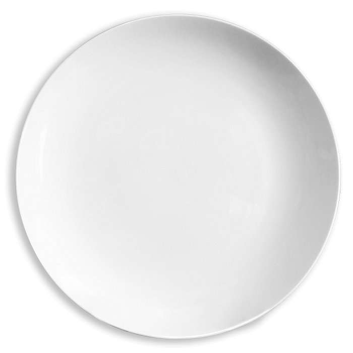 Тарелка без бортовая белого цвета
