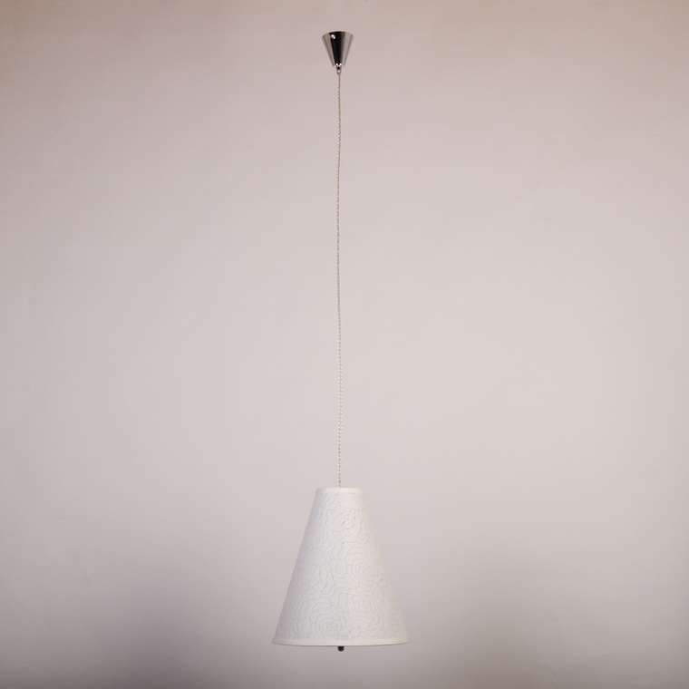 Подвесной светильник CL.8301-1W (ткань, цвет белый)
