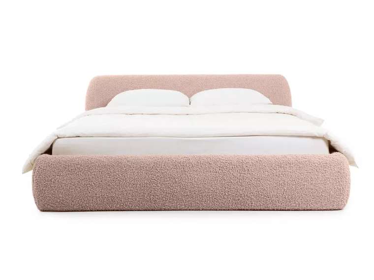 Кровать Sintra 160х200 розового цвета без подъемного механизма 