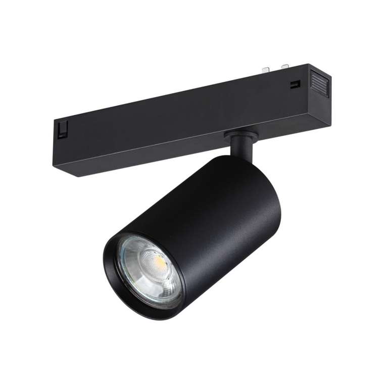 Трековый светильник однофазный Novotech Vector 359965 черный IP20 GU10 50W 90-240V