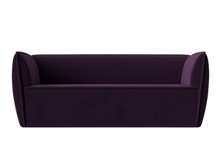 Прямой диван Бергамо фиолетового цвета