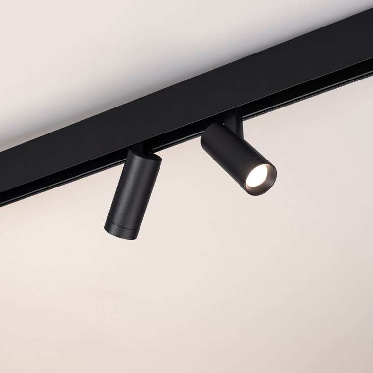 Трековый магнитный светильник Arlight MAG-ORIENT-SPOT-R35-6W Day4000-MIX (BK, 24 deg, 48V, TUYA Zigbee) (IP20 Металл) 056399