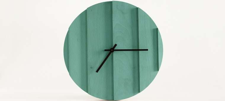 Синие часы Parallels