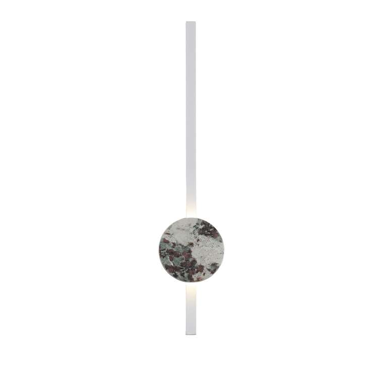 Бра Sten зеленый металл, искусственный мрамор, акрил LED*10W, 640LM, 4000K, included