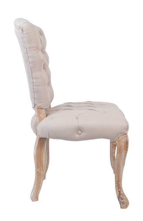 Стул Gamila Beige с мягкой обивкой