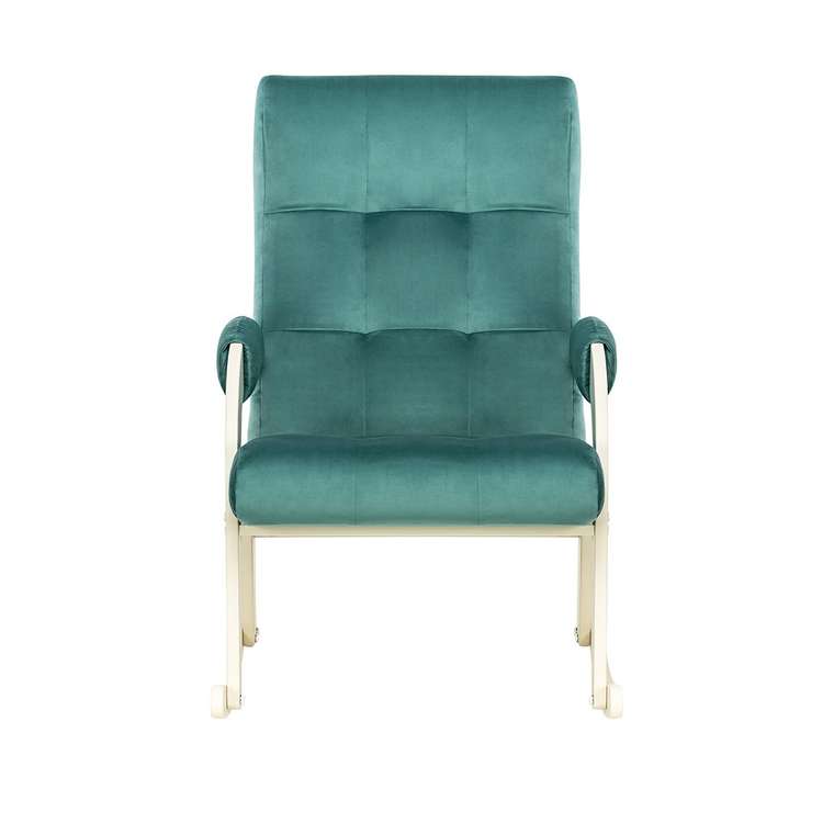 Кресло-качалка Спринг темно-бирюзового цвета