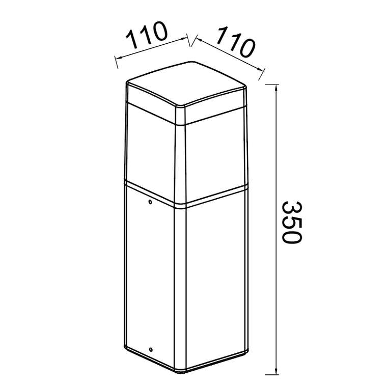 Ландшафтный светильник Chicago 8847 (пластик, цвет белый)