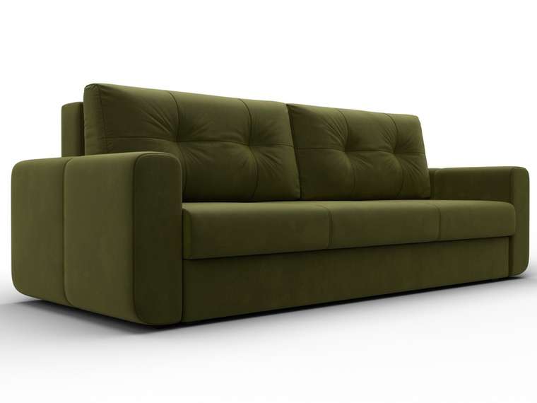 Диван-кровать Лига 031 зеленого цвета