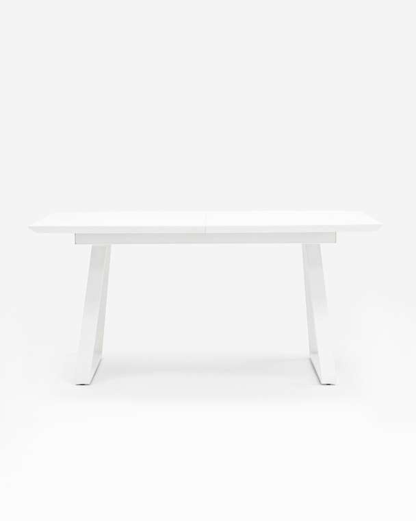 Обеденный раскладной стол Детройт белого цвета