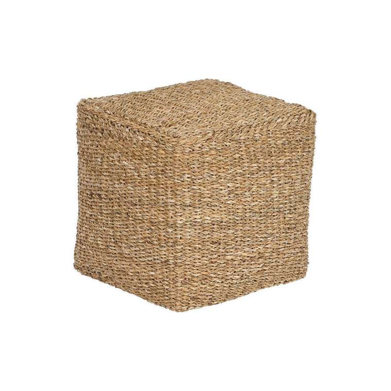 Пуфик подставка для ног Натуральный 40 x 40 x 40 cm