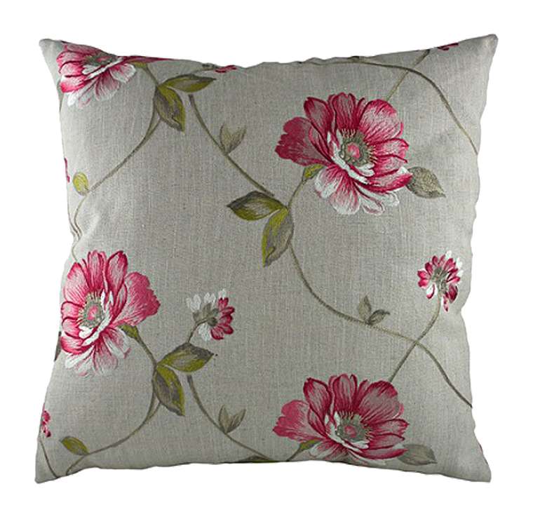 Подушка с орнаментом Pink Flowers