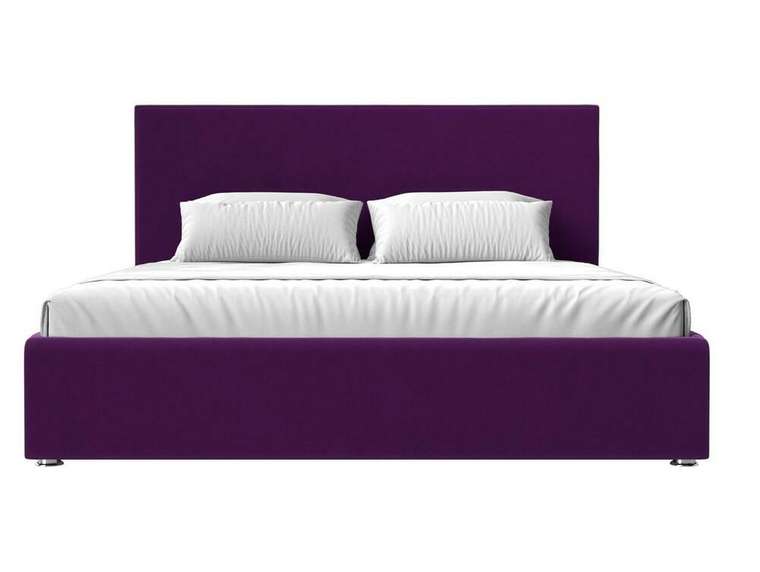 Кровать Кариба 180х200 фиолетового цвета с подъемным механизмом
