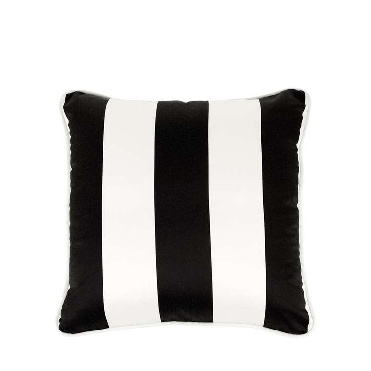 Подушка Calvi черно-белого цвета
