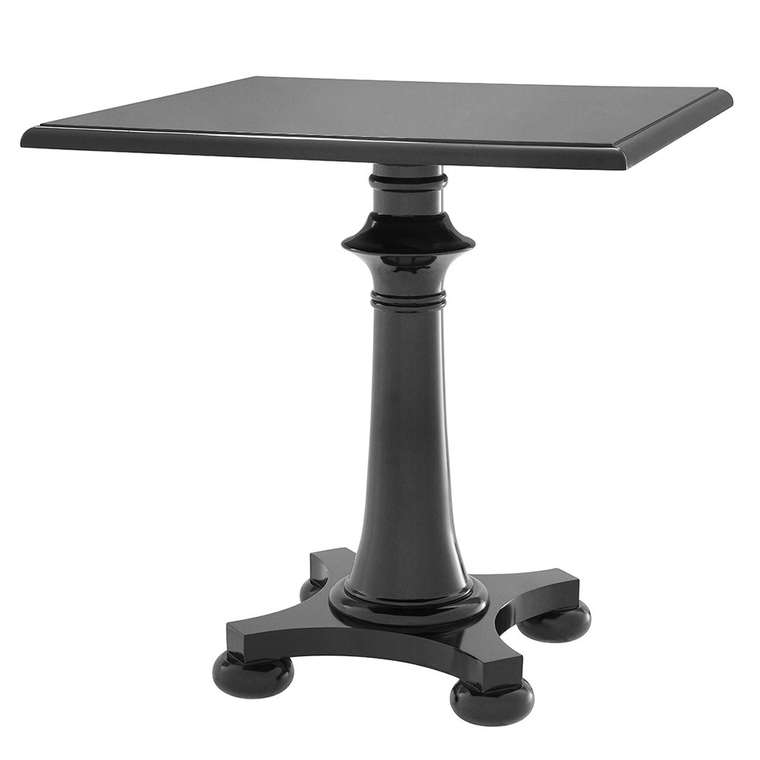 Черный обеденный стол Eichholtz Table Guinness из натурального дерева