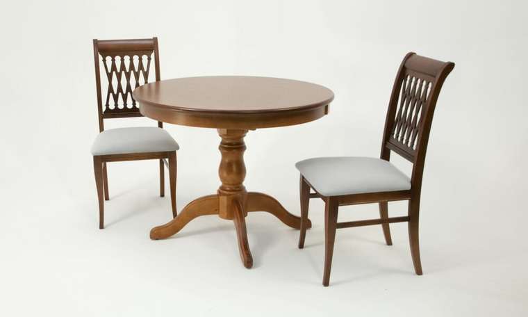 Обеденная группа Брамос D100 серо-коричневого цвета