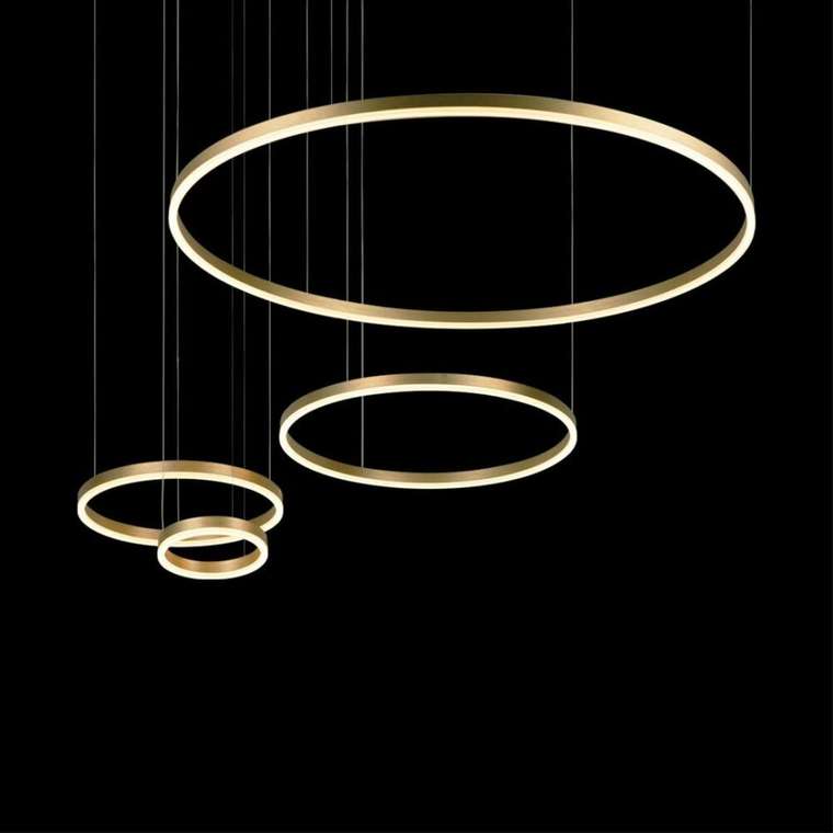 Подвесной светильник Ring 10017/4S (металл, цвет золото)